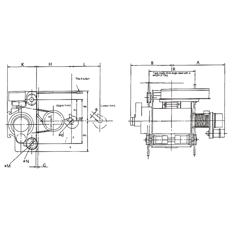 Heavy Duty Electric Wire Rope Hoist SH