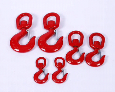 Hook-322AC Swivel hoist hook na may trangka