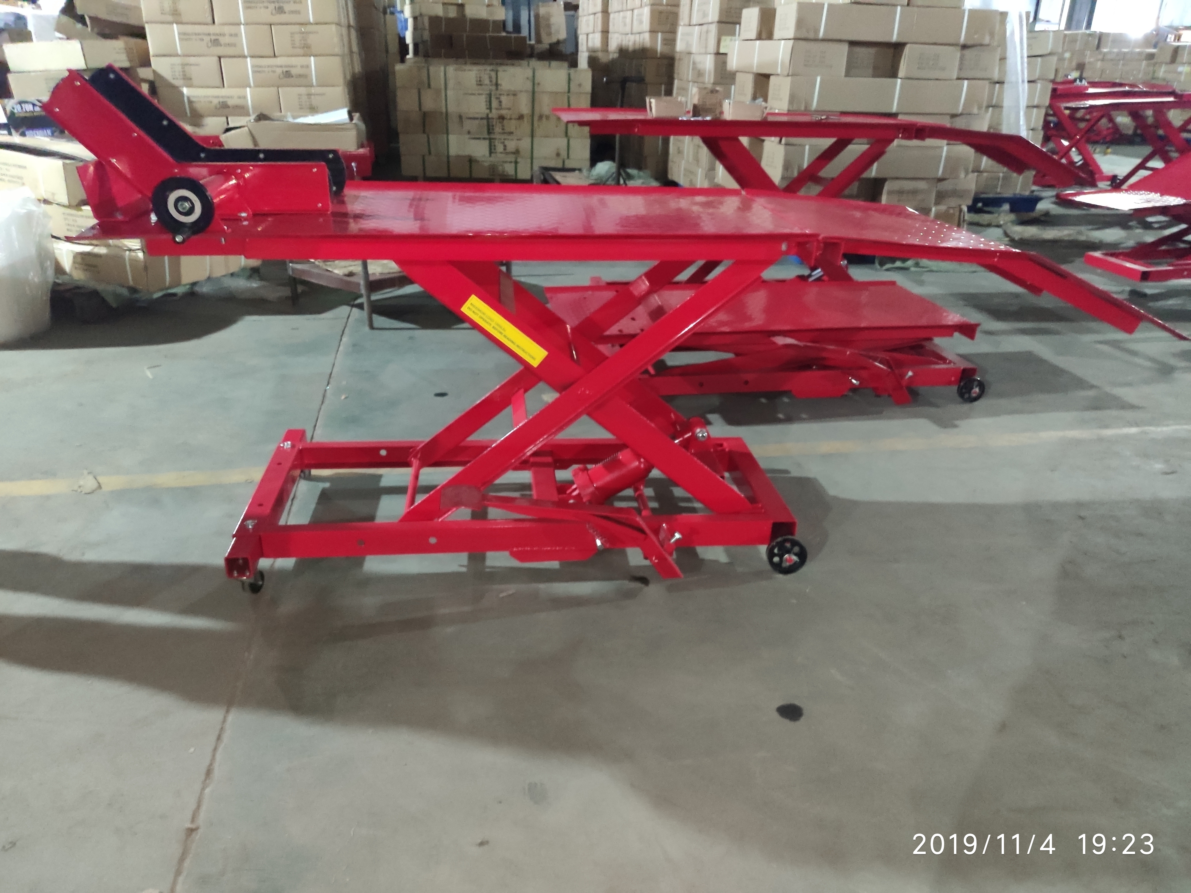 Movable Motorcycle Lift Table